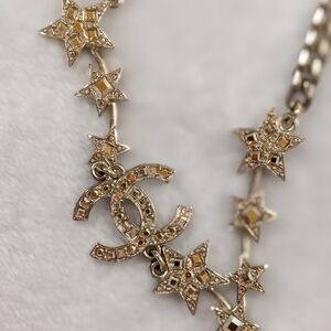 Gold and Black Star Necklace